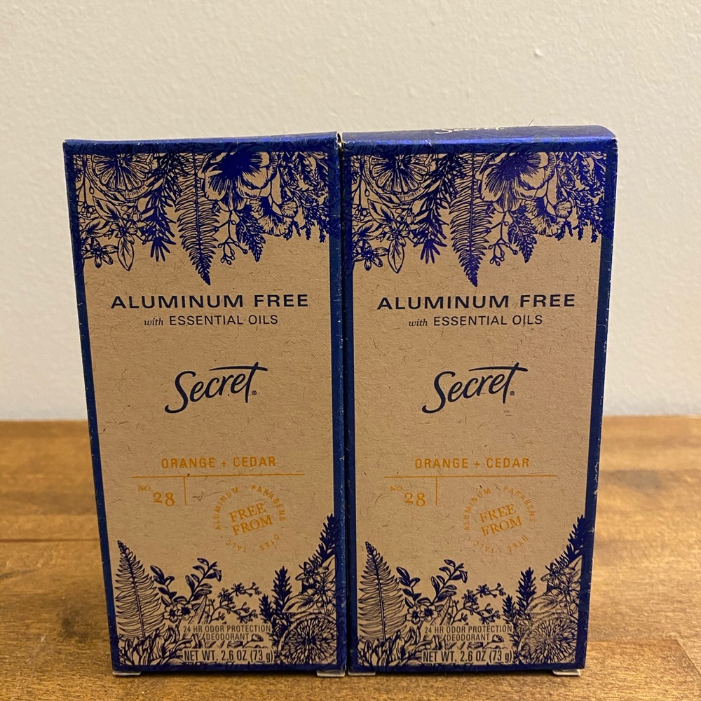 Secret Aluminum-Free Deodorant Orange + Cedar